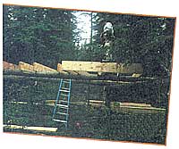 Site selection is done and building the home begins.